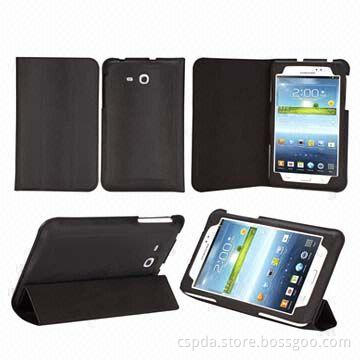 Super Slim 3-fold Leather Stand Case for Samsung Galaxy Tab 3 (7.0) Lite TBD 7"
